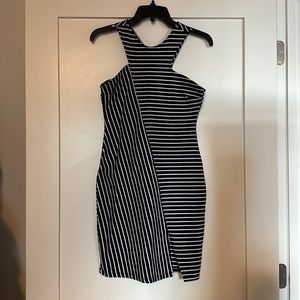 Blue and white Zara dress